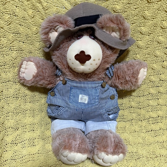 Vtg Furskins Bear Dudley Plush Xavier Roberts Cabbage Patch 22" 1983 1984 Tag - Picture 14 of 16